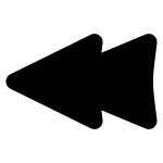 Fast Backward Button SVG Icon